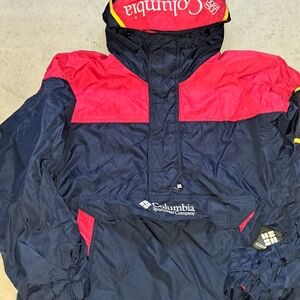 Columbia Red and Blue Ski Jacket